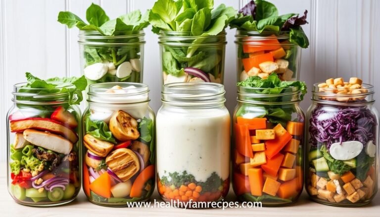 Customizable Keto-Friendly Salad Jars