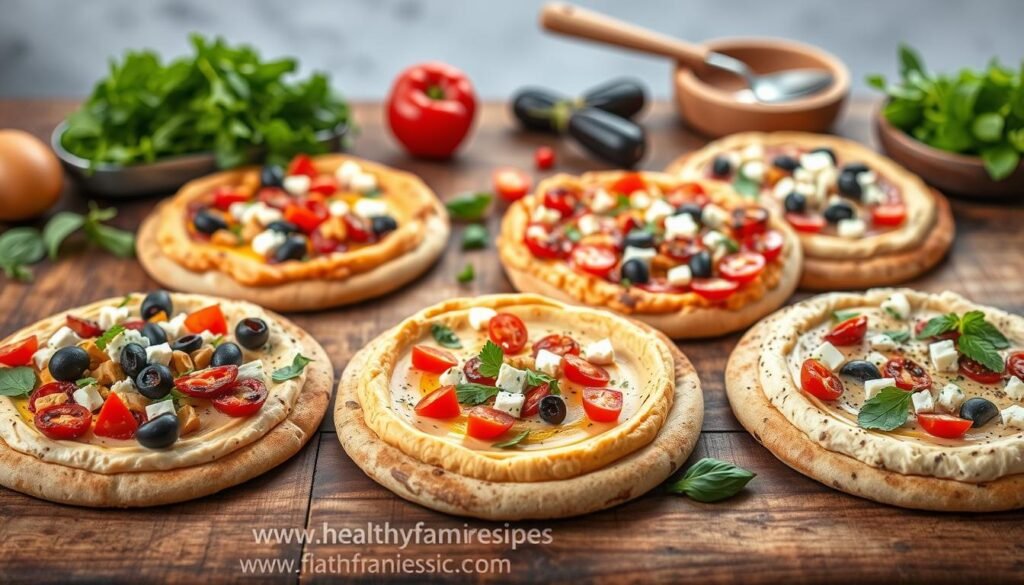 Hummus Pizza Varieties