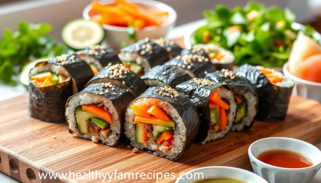 Nutritious Vegan Sushi Rolls