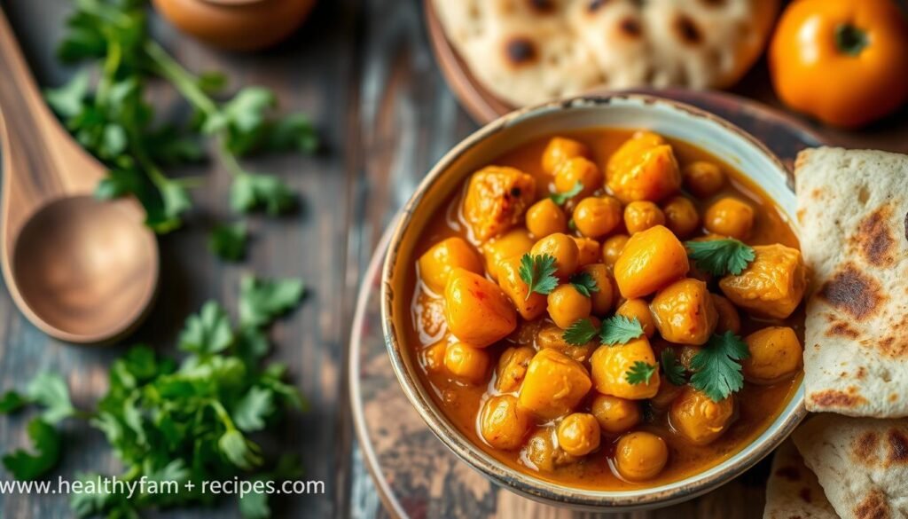 Vegetarian Chickpea and Potato Curry