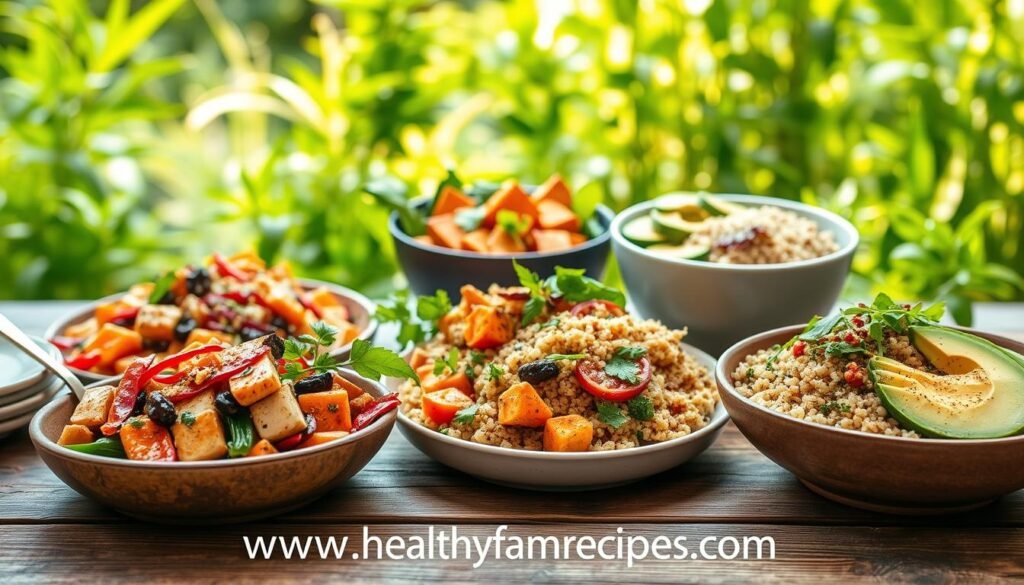 Delicious and Healthy Meal Ideas: vegetarian stir-fries and grain bowls